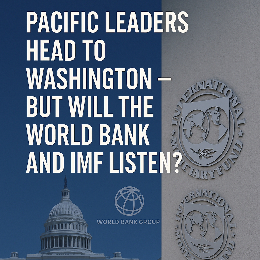Op-Ed: A Pacific Plan, A Global Test – But Will the World Bank and IMF Step  Up? - Tonga Independent News