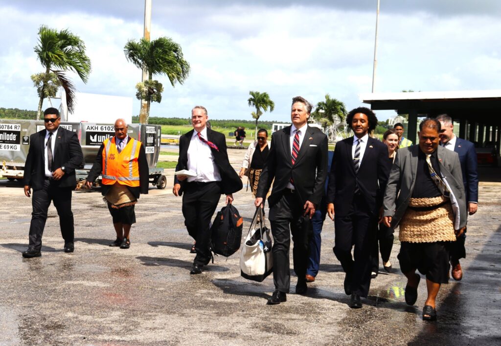Fakamo’oni ‘Amelika mo Tonga ki ha fengaue’aki ki hono malu’i potutahi mei he toutai mo e fe’ave’aki faito’o konatapu ta’efakalao