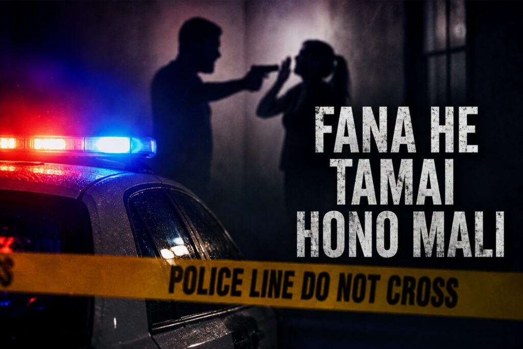 Fana he tamai hono mali he mata ‘ena fanau pea ne toki tukulolo ki he kau Polisi.