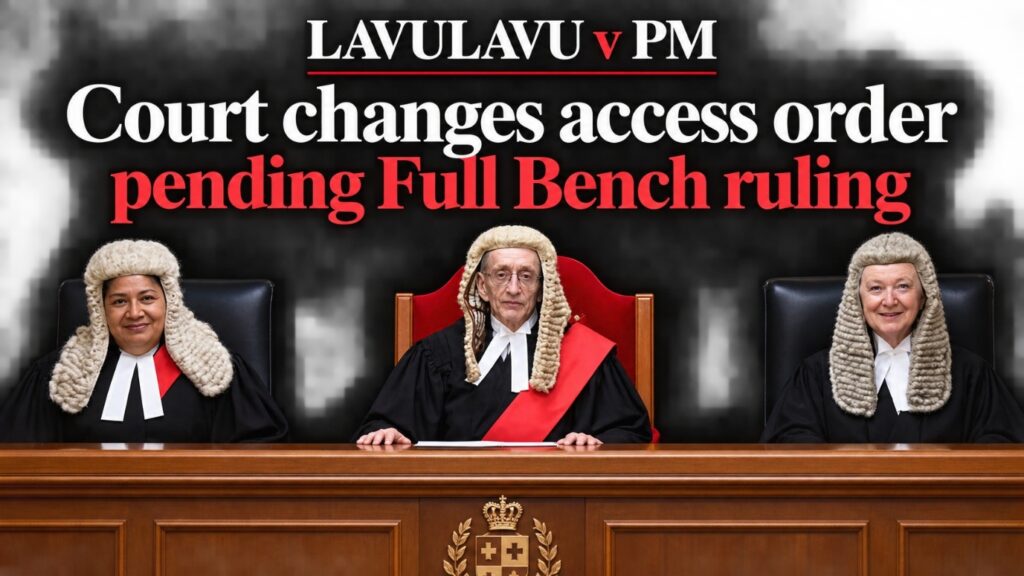 Cabinet’s reasons for excluding Lavulavu revealed as Court tests Facebook access