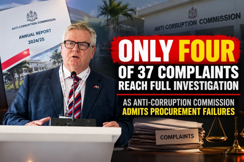 Only Four of 37 Complaints Reach Full Investigation as Anti-Corruption Commission Admits Procurement Failures